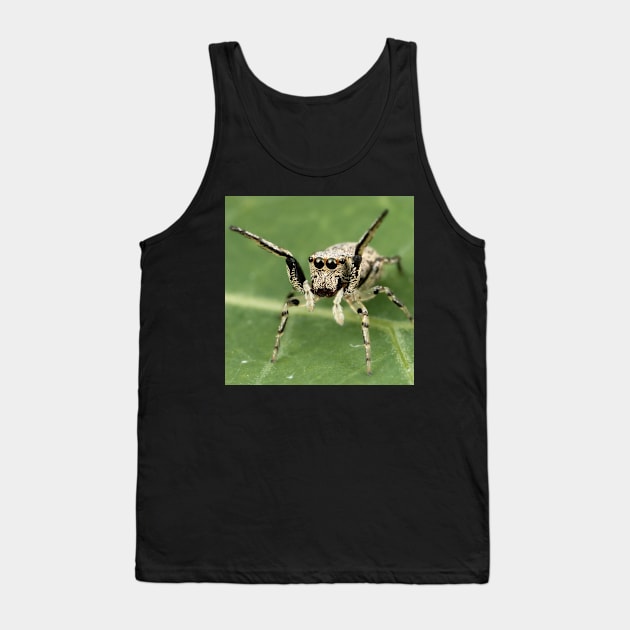 Jumping Spider Tank Top by Rosettemusicandguitar